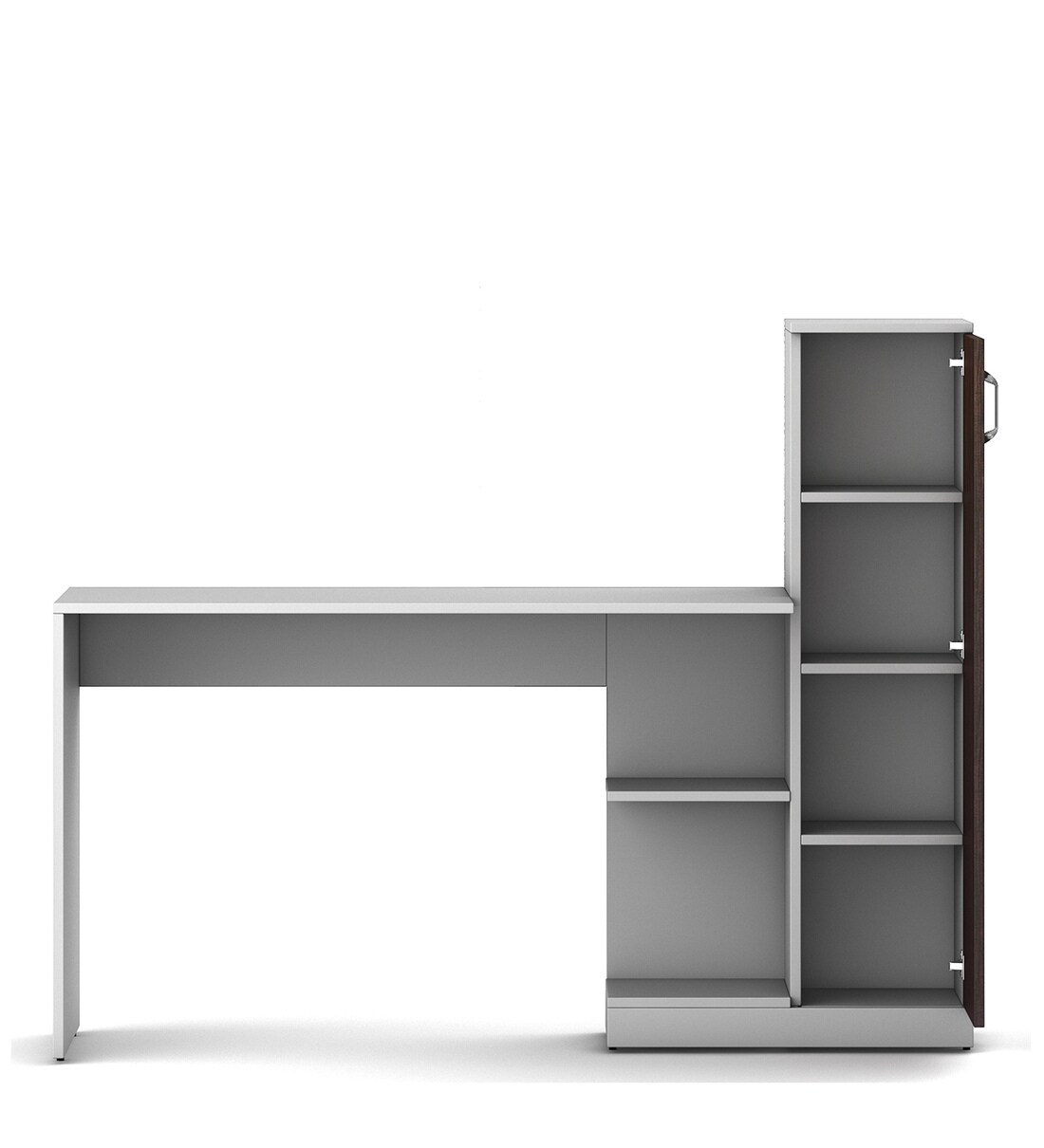 Buy Guide Writing Table in Frosty White Colour by A Globia Creations