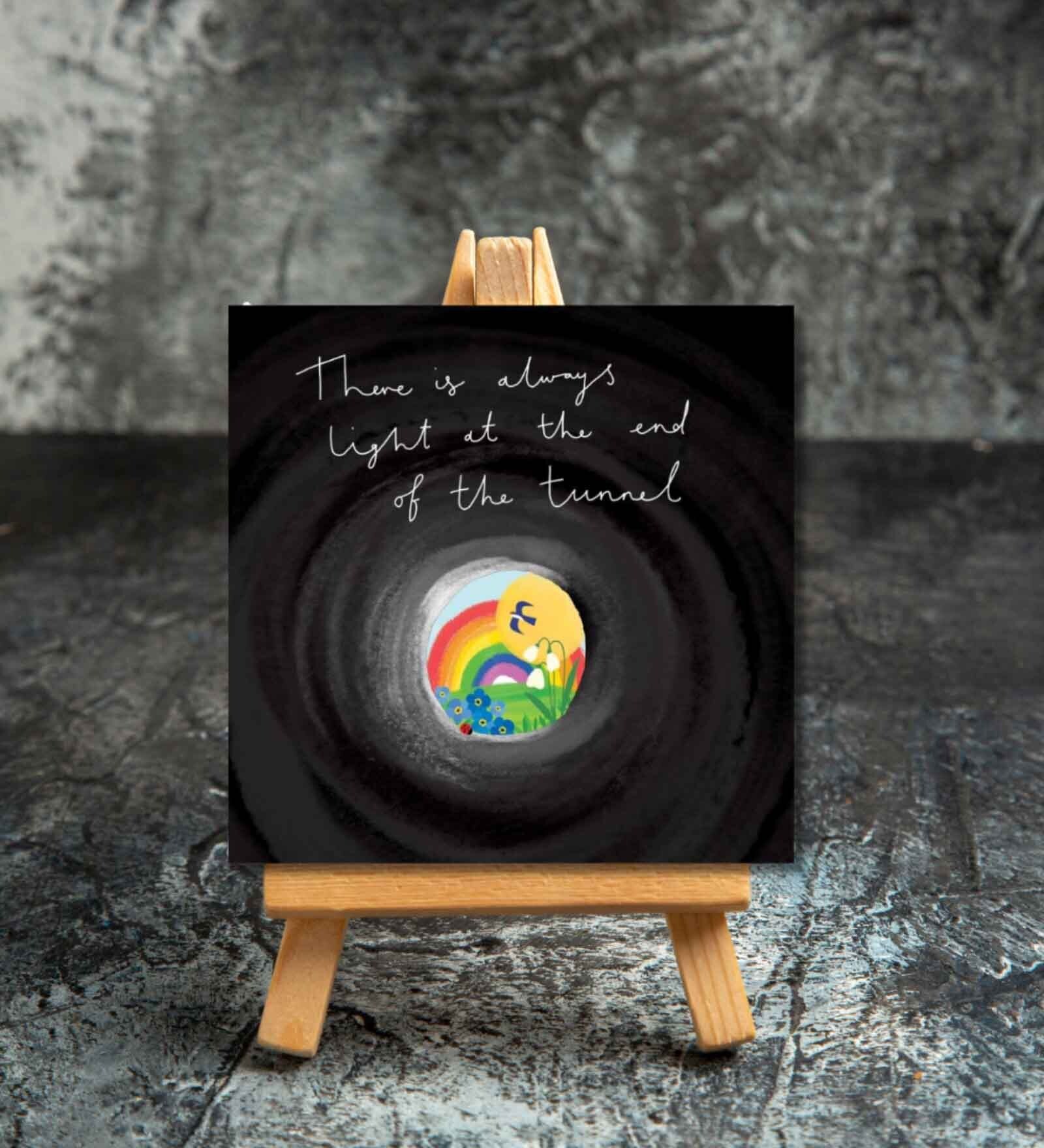 Guiding Light Mini Canvas Frame