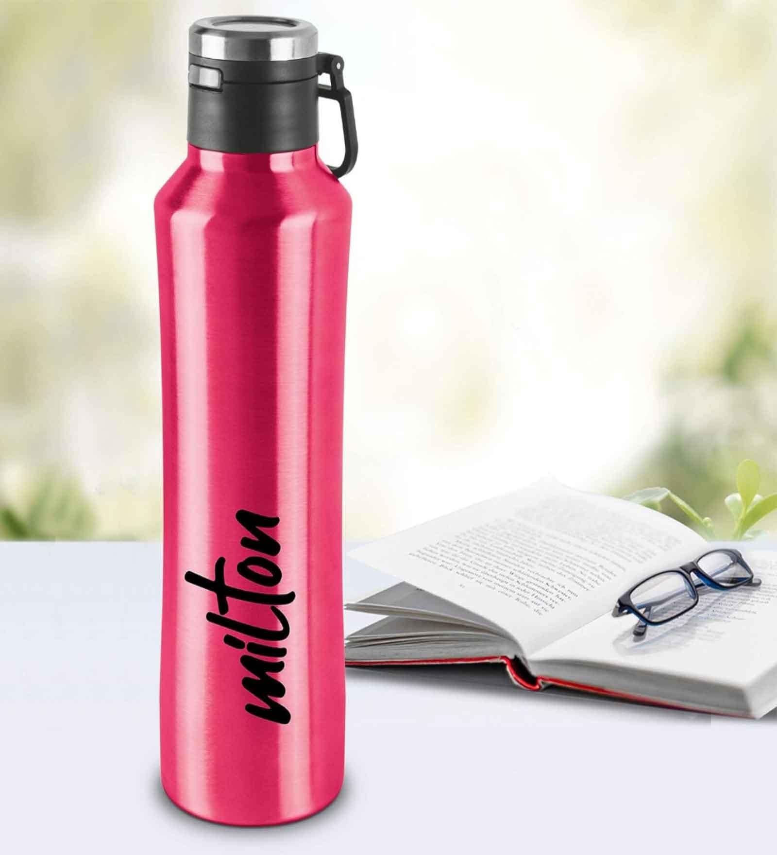 Buy Gulp Pink 575 ML Thermosteel 24 Hours Hot or Cold Water Bottle by ...