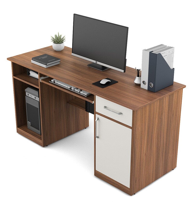 Buy Guide Writing Table in Exotic Teak Finish by A Globia Creations