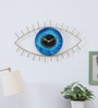 Guardian Gaze Golden Wood & Iron Novelty Wall Clock
