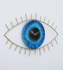 Guardian Gaze Golden Wood & Iron Novelty Wall Clock