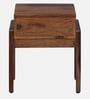 Messina Sheesham Wood Bedside Table in Scratch Resistant Rustic Teak Finish With Drawer