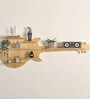 Guitar Backlit Designer Wooden Wall Shelf
