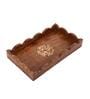 Gul Brown Sheesham Wood Serving Tray