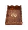 Gul Brown Sheesham Wood Serving Tray