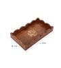 Gul Brown Sheesham Wood Serving Tray