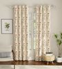 Gulmohar Printed Polyester Curtains for Door Pack of 2