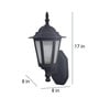 Gulmorg Black Metal Outdoor Wall Light