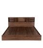 Gunner King Size Bed in Wenge Finish with Box Storage