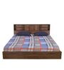 Gunner King Size Bed in Wenge Finish with Box Storage