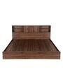 Gunner King Size Bed in Wenge Finish with Box Storage