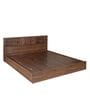 Gunner King Size Bed in Wenge Finish with Box Storage