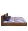Gunner King Size Bed in Wenge Finish with Box Storage