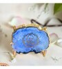 GURU JEE Metal Holder with Blue Agate