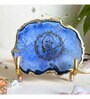 GURU JEE Metal Holder with Blue Agate