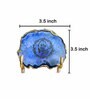 GURU JEE Metal Holder with Blue Agate