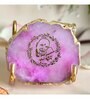 GURU JEE Metal Holder with Pink Agate
