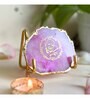 GURU JEE Metal Holder with Pink Agate