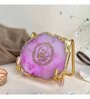 GURU JEE Metal Holder with Pink Agate