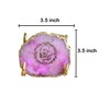 GURU JEE Metal Holder with Pink Agate