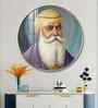 Guru Nanak Ji Acrylic Round Wall Art