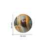 Guru Tegh Bahadur Ji Acrylic Round Wall Art