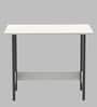 Gustowe Small Writing Table in White Finish