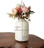Gwen White Iron (Pack of 2) Vases