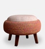 Gypsy Cushioned Stool in Natural Colour