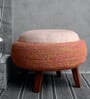 Gypsy Cushioned Stool in Natural Colour