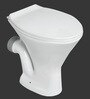 Ceramic White S Trap Floor Mounting Commode (L: 15, W: 18, H: 20 Inches)