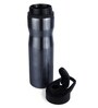 H2Go Omada Black Stainless Steel 750 ML Drinking Bottle