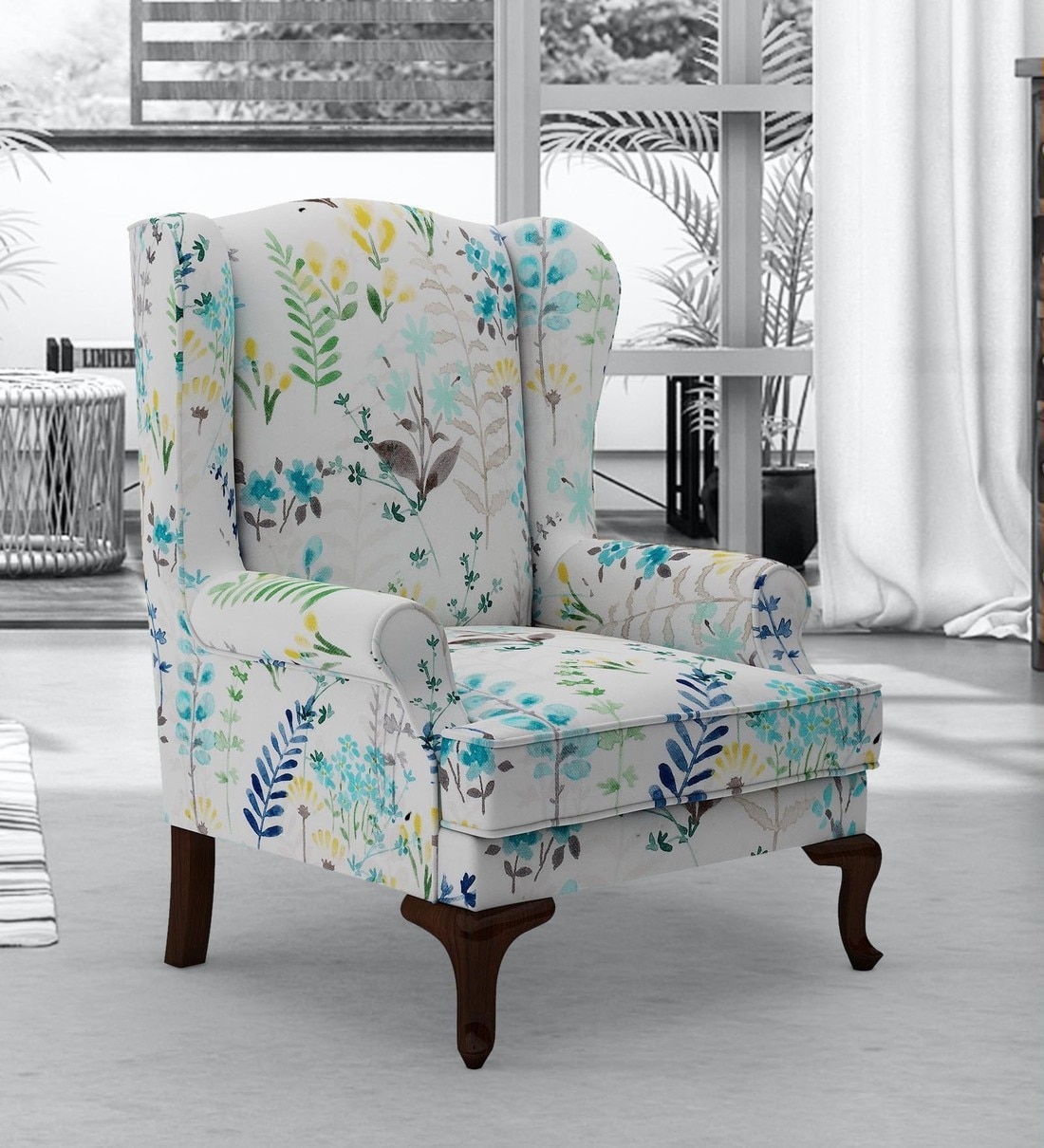 pepperfry wing chair