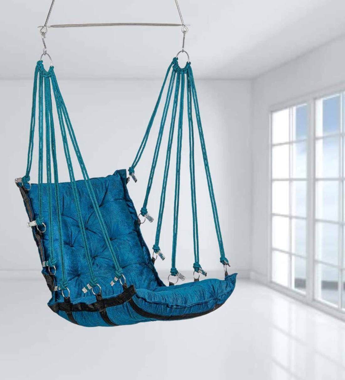 Buy Hammock Swing Blue Hammock Swing in Blue color by Swingzy Online