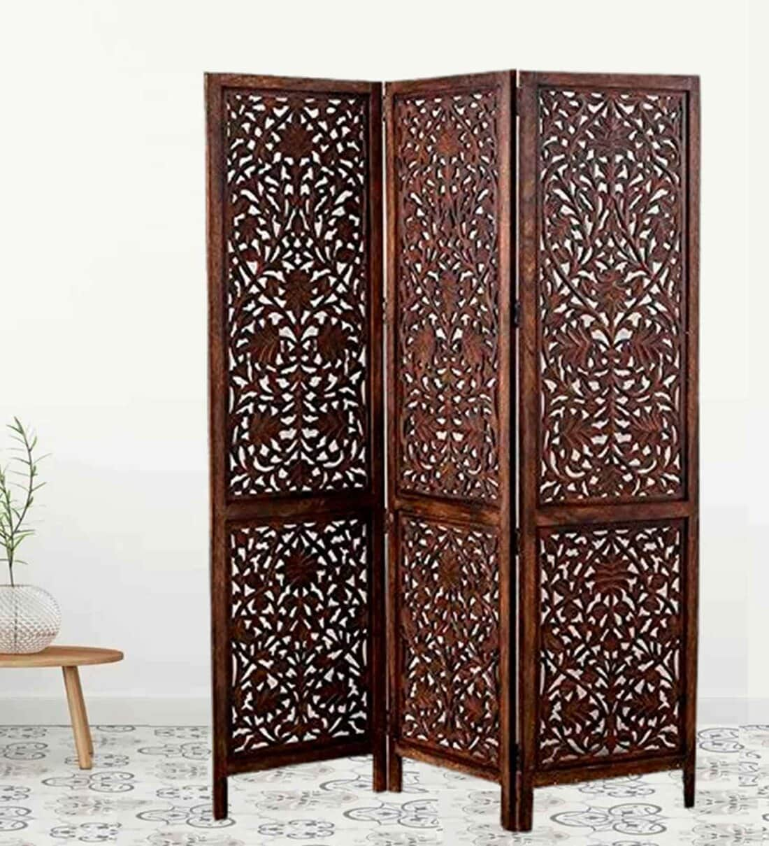 Buy Handcarved Mdf Branco Room Divider Seprator at 13% OFF by Shilpi ...