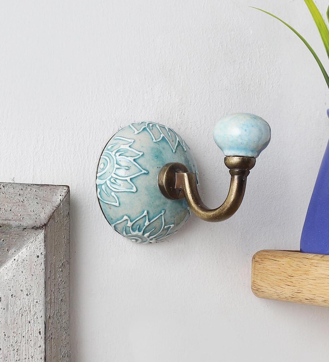 Buy Handmade Ceramic Bela Wall Hanging Hook Key Holder at 20 OFF by