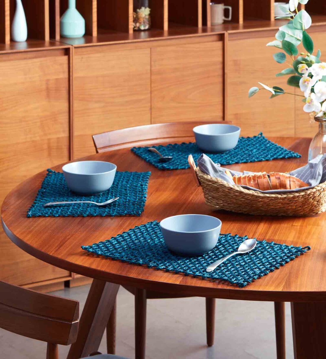 Buy Babui or Sabai Grass Table Mat Jali By Kadam Haat Online