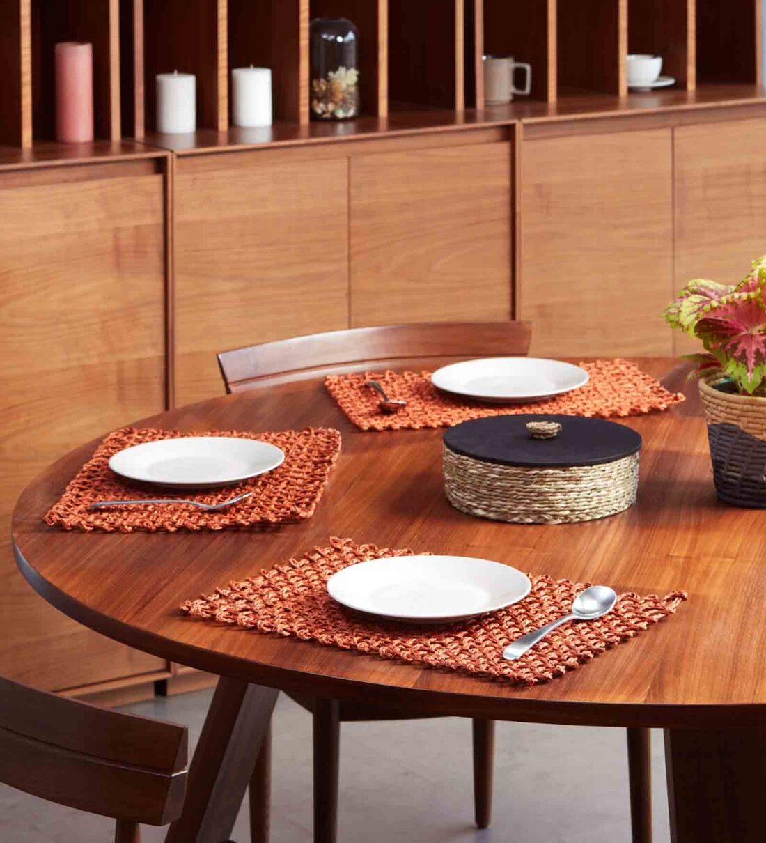 Buy Babui or Sabai Grass Table Mat Jali By Kadam Haat Online