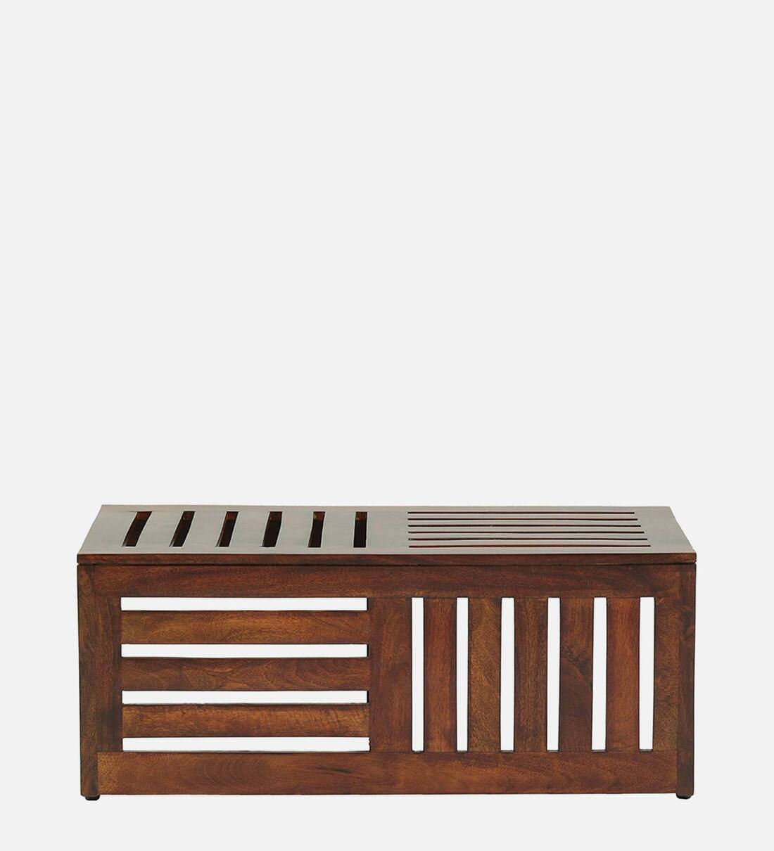 Buy Sheffield Solid Wood Nesting Coffee Table Set in Honey Oak Finish