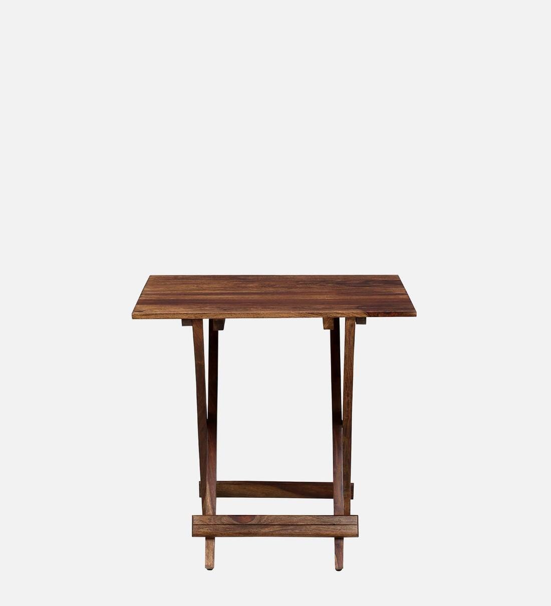 Buy Namur Sheesham Wood Folding Table In Provincial Teak