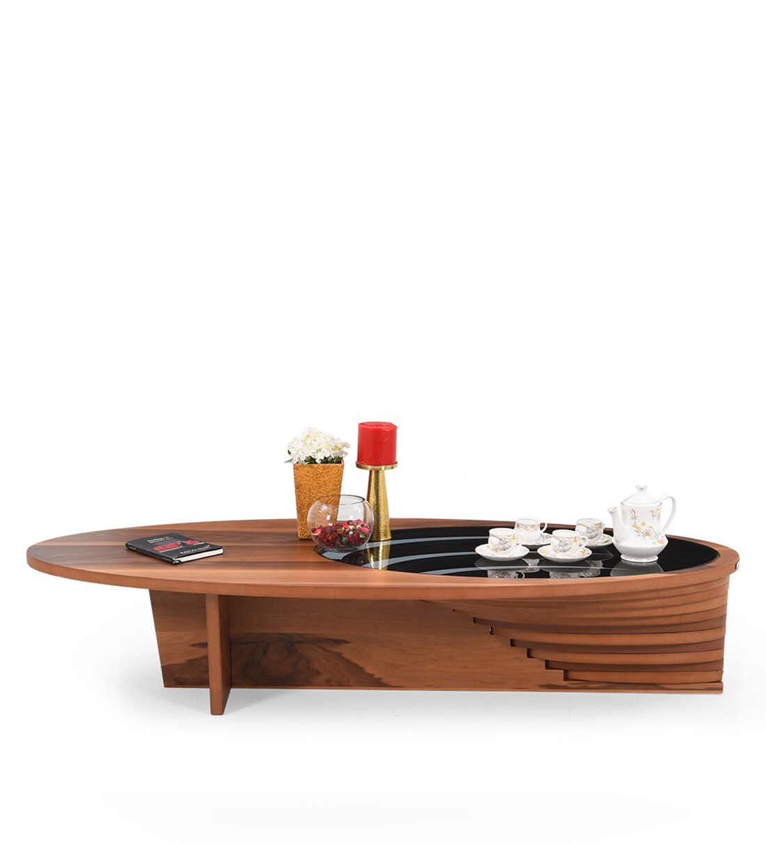 Buy Roman Coffee Table by Royaloak Online Oval Coffee Tables Tables