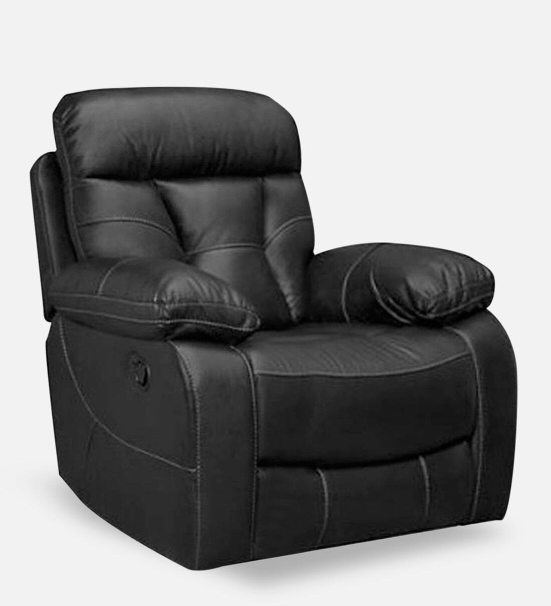 Buy Harvey 1 Seater Manual Recliner in Black Colour at 36 OFF by