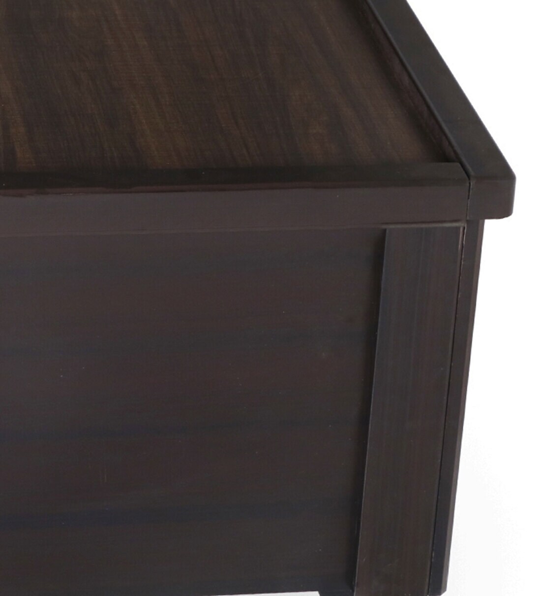 Buy Harvey King Size Bed in Walnut Finish with Hydraulic Storage Online