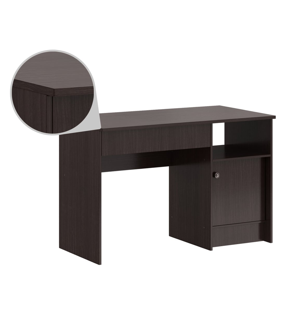 Buy Hayao Workstation With In Wenge Finish By Mintwud Online Computer Tables Study