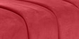 Hairo Velvet 2 Seater Sofa In Red Colour