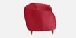 Hairo Velvet 2 Seater Sofa In Red Colour