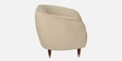 Hairo Velvet 3 Seater Sofa In Beige Colour