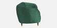 Hairo Velvet 3 Seater Sofa In Forest Green Colour