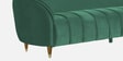 Hairo Velvet 3 Seater Sofa In Forest Green Colour